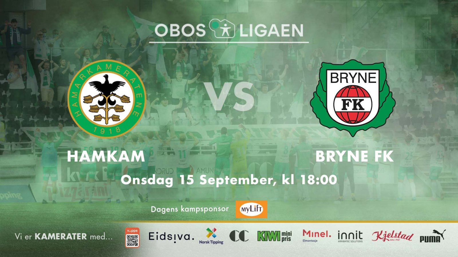 Kjøp Billetter Til Bryne-kampen NÅ! / HamKam